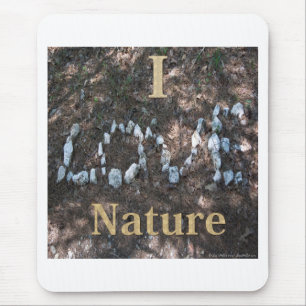 Ich liebe Nature Apparel and Geschenke Mousepad