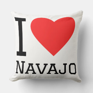 Ich liebe Navajo Kissen