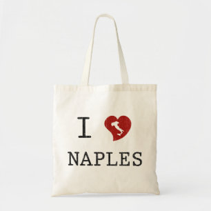 Ich liebe Neapel Vintage Italienisch Tragetasche