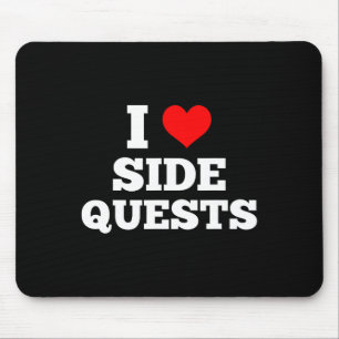 Ich liebe Nebenquests - Sidequesting Edm Rave Game Mousepad