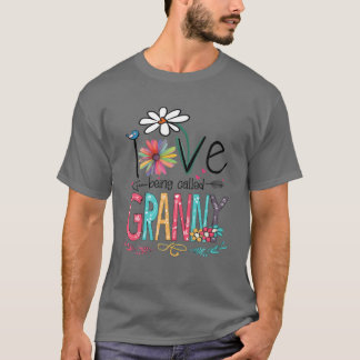 Ich Liebe nenne man Granny Sonnenblume T-Shirt