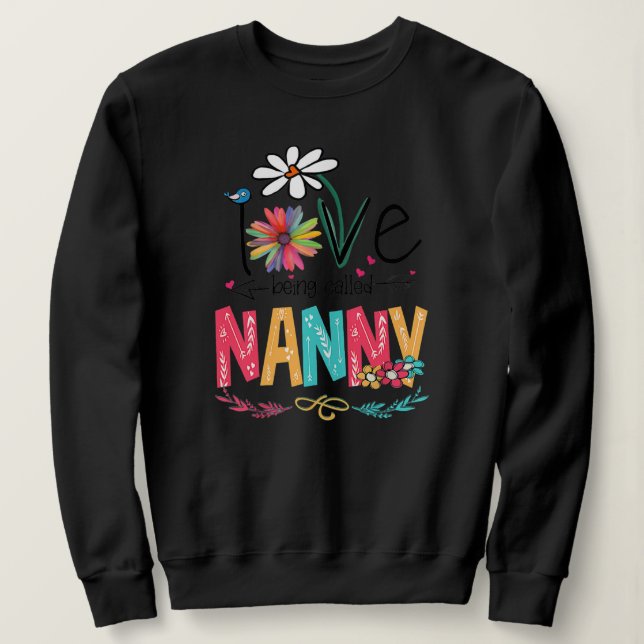 Ich Liebe nennt man Kindermädchen Tagesgeschenke  Sweatshirt (Design vorne)