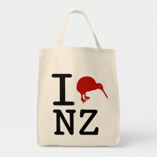 Ich liebe Neuseeland Bio-Tragetasche Tragetasche
