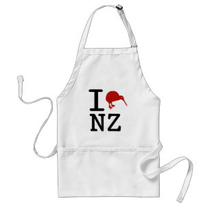 Ich liebe Neuseeland Kiwi Schürze