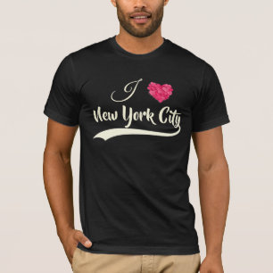 Ich Liebe New York City. Personalisierter T - Shir T-Shirt