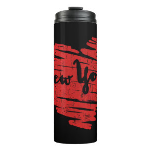 Ich liebe New York Herz NY Thermosbecher