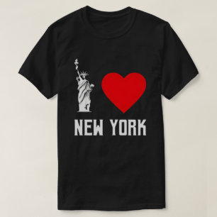 Ich liebe New York Herz T‑Shirt Design T-Shirt