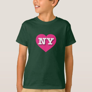 Ich liebe New York - NY hellrosa Herz T-Shirt
