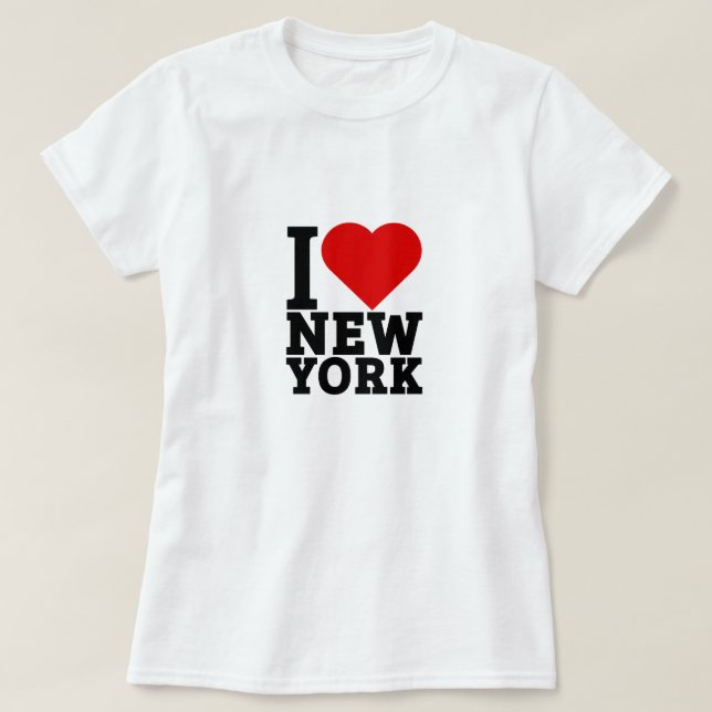 Ich Liebe New York T-Shirt (Design vorne)