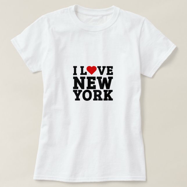 Ich Liebe New York T-Shirt (Design vorne)