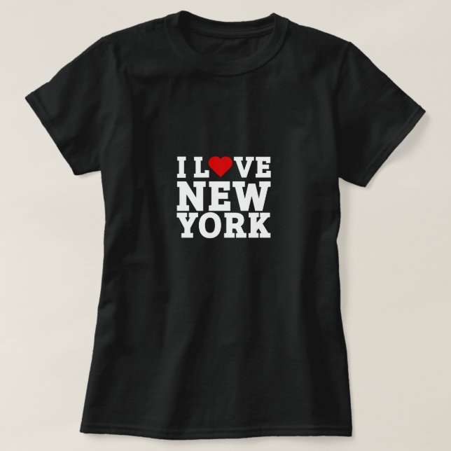 Ich Liebe New York T-Shirt (Design vorne)
