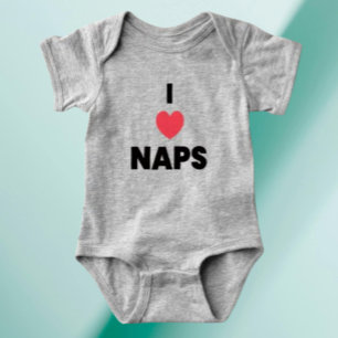 Ich liebe Nickerchen Baby Body – Cozy Humor für di Strampler