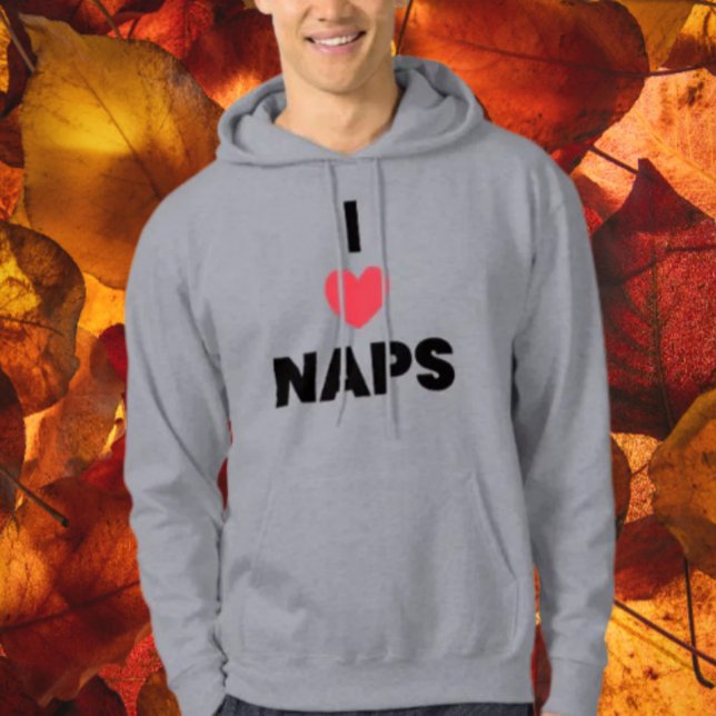 Ich Liebe Nickerchen Kapuzenpullover – Cozy Lustig Hoodie (Von Creator hochgeladen)