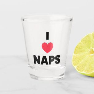 Ich liebe Nickerchen Schnapsglas – Lustiges Barzub