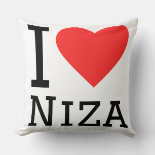 Ich liebe Niza Kissen