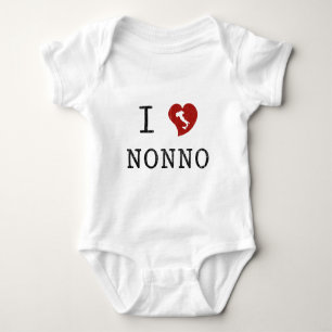 Ich liebe Nonno Baby Strampler
