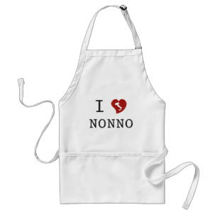 Ich liebe Nonno Schürze