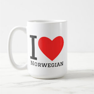 Ich liebe Norwegisch  Kaffeetasse
