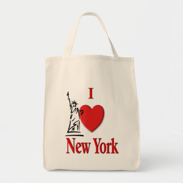 Ich liebe NY Tragetasche (Vorne)
