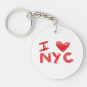 Ich liebe NYC Classic Schlüsselanhänger