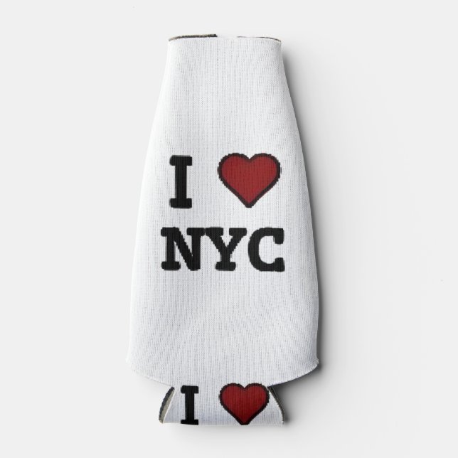 Ich liebe NYC Herz Flaschenkühler (Vorderseite)