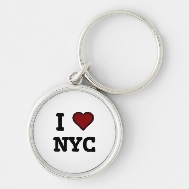 Ich liebe NYC Herz Schlüsselanhänger (Vorne)