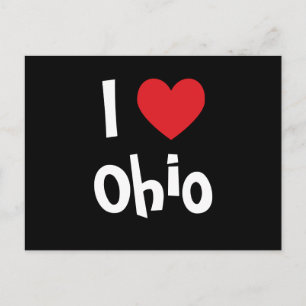 Ich liebe Ohio Postkarte