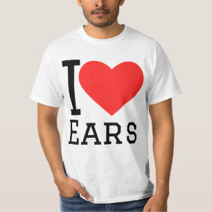 Ich liebe Ohren T-Shirt