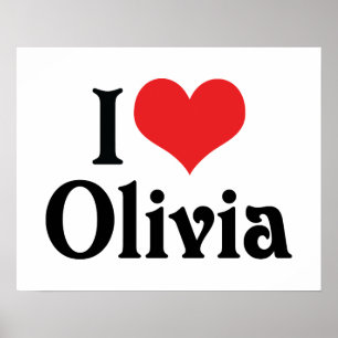 Ich liebe Olivia Poster