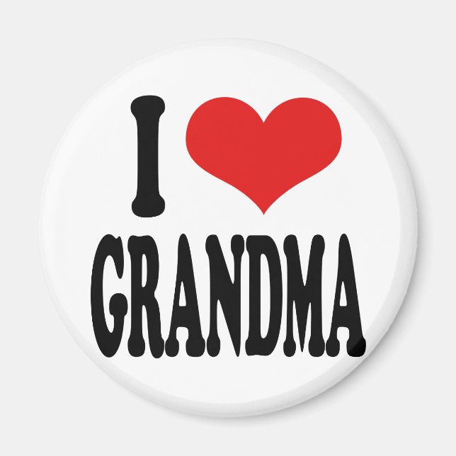 Ich liebe Oma Magnet (Vorne)