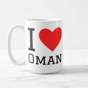 Ich liebe Oman Kaffeetasse