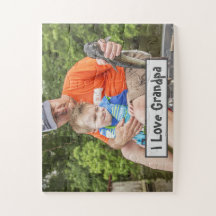 Ich liebe Opa Foto Personalisierter Text Kinder Ge
