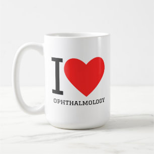 Ich liebe Ophthalmologie Kaffeetasse