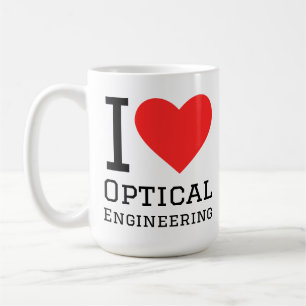 Ich liebe optische Ingenieurskunst Kaffeetasse