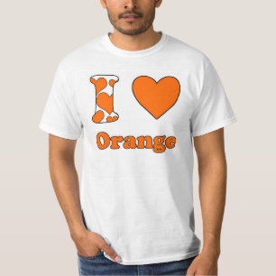 Ich liebe Orange T-Shirt