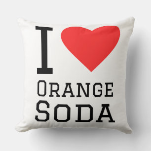 Ich liebe Orangenlimonade Kissen