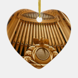 Ich liebe Orgel Schmuck - Leicester Keramikornament