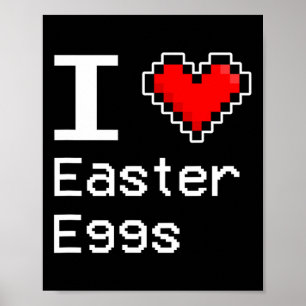Ich liebe Ostereier Poster