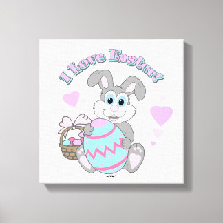 Ich Liebe Ostern! Osterhase Leinwanddruck