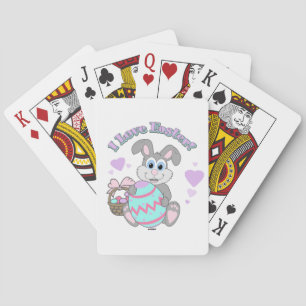 Ich Liebe Ostern! Osterhase Spielkarten