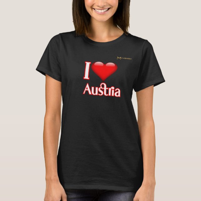 Ich liebe Österreich T-Shirt (Vorderseite)