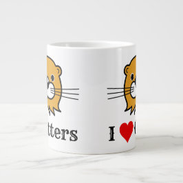 Ich Liebe Otters. Höhere Wertschätzung Jumbo-Tasse