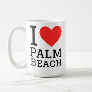 Ich liebe Palm Beach Kaffeetasse