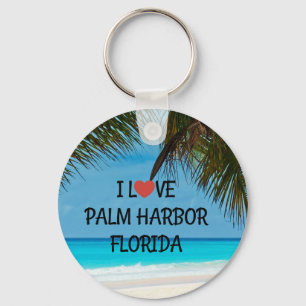 Ich liebe Palm Harbor, Florida Schlüsselanhänger