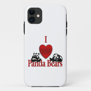 Ich Liebe Panda Bären Spaß Case-Mate iPhone Hülle