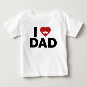 Ich liebe Papa Baby T-shirt