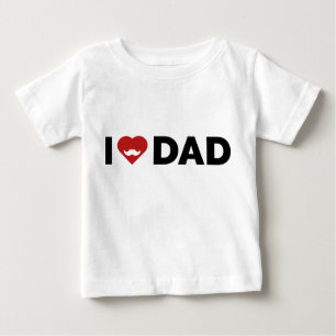 Ich liebe Papa Baby T-shirt