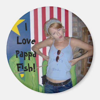Ich Liebe Pappa Fisch! Magnet