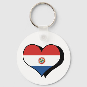 Ich liebe Paraguay Schlüsselanhänger