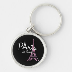 Ich liebe Paris Eiffelturm Frankreich Französisch  Schlüsselanhänger